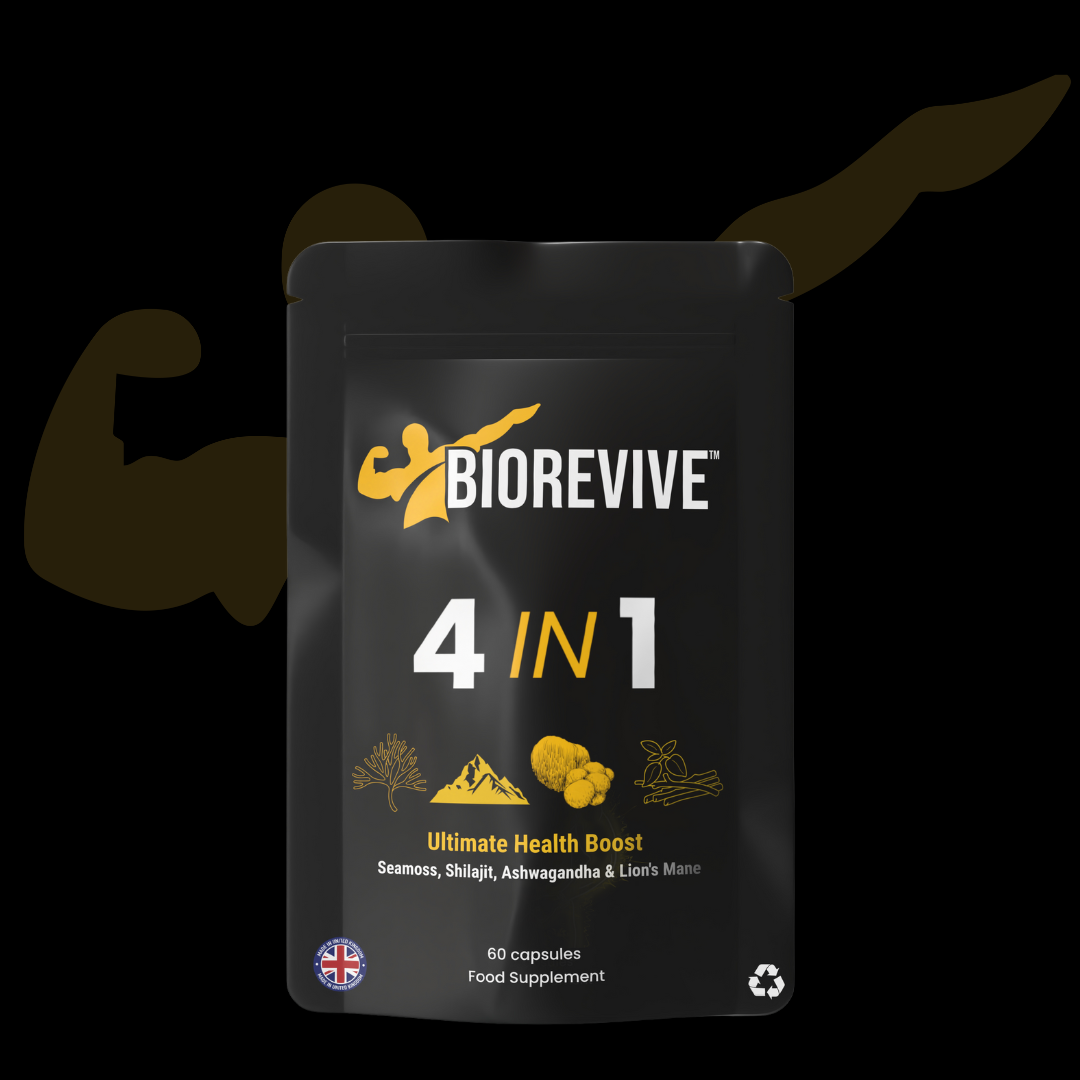 4 in 1 | Seamoss | Shilajit | Lions Mane | Ashwagandha - The Ultimate health Boost