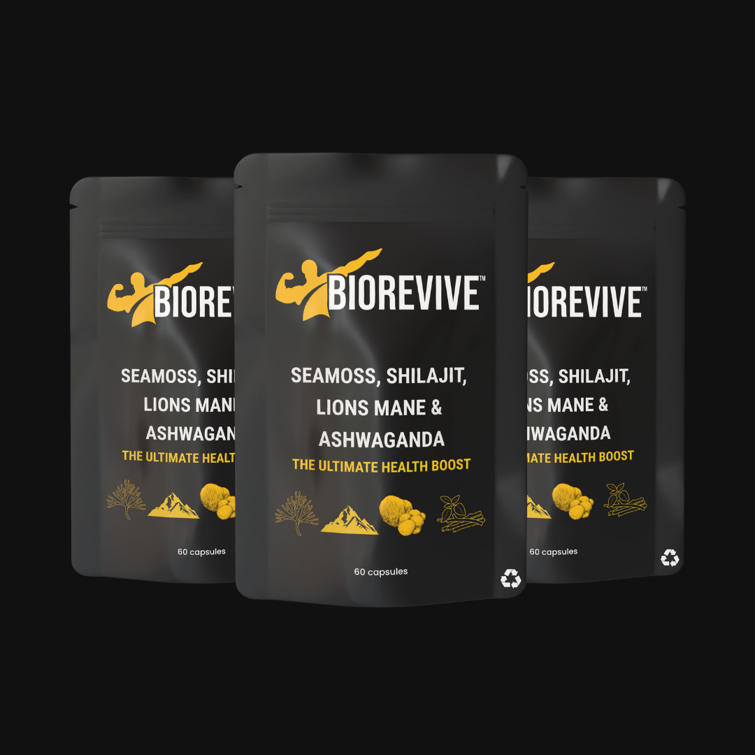 The Ultimate Health Boost - Seamoss, Shilajit, Lions Mane & Ashwagandha